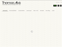 Tablet Screenshot of hochzeitsfotograf-jena.com